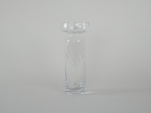 Glass vase, Danish design, 1970s, manufacturer: Holmegaard