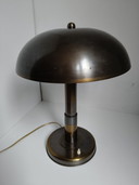 Bauhaus Art Deco Brass table lamp
