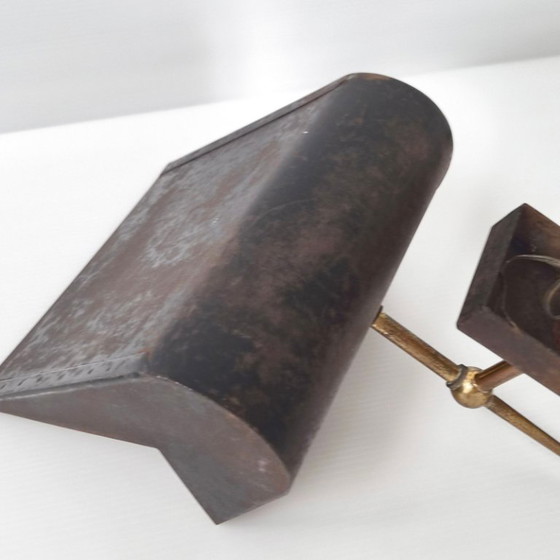 Image 1 of Pair of vintage 1950s wall sconces to be restored, signed M.D. DLG Pierre Guariche