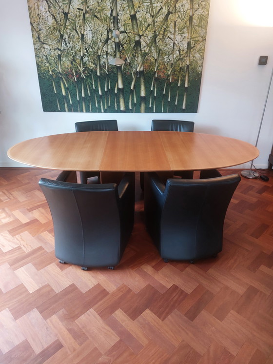 Image 1 of Arco extendable table cherry wood