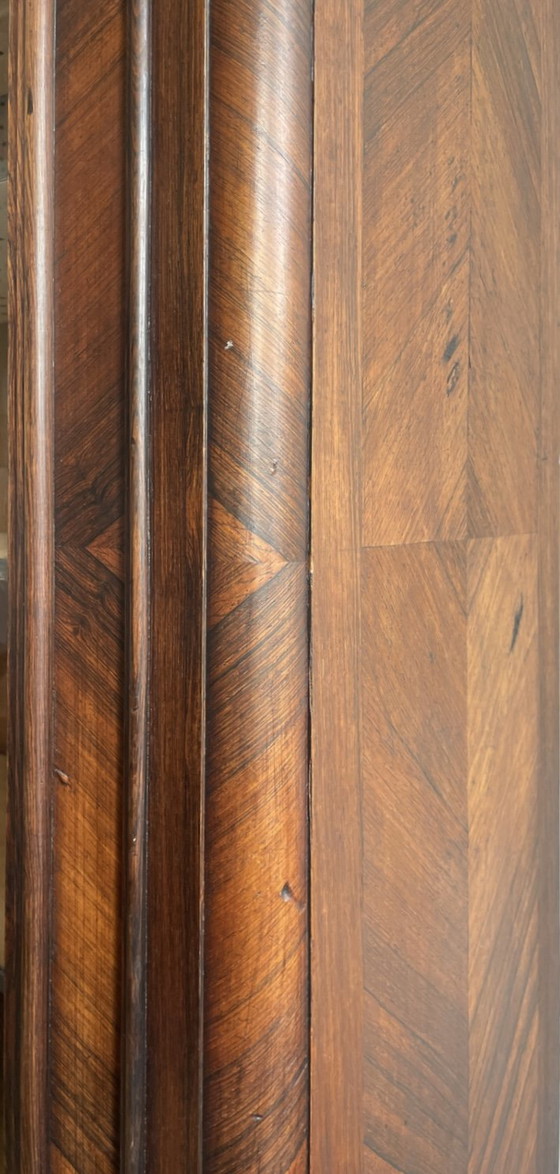 Exclusive French Display Cabinet by Rondot Paris – Walnut Wood & Cut Glass (photo 6 of 15)