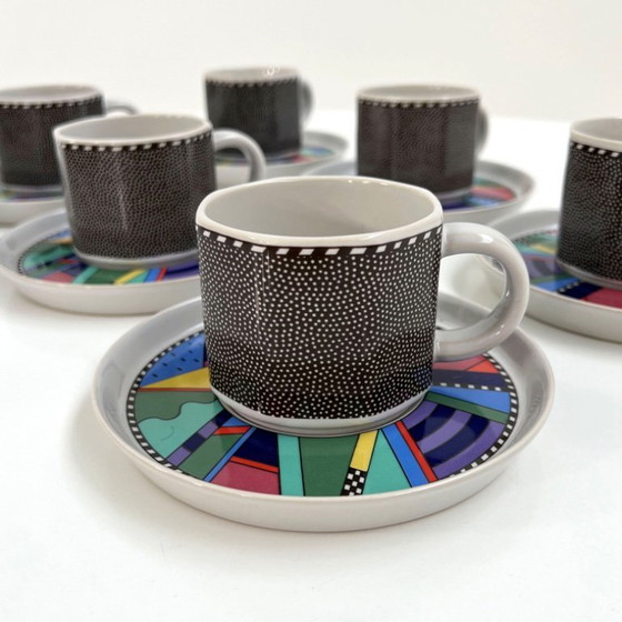 Image 1 of Escenario de servicio de té Metropol de Barbara Brenner para Rosenthal, década de 1990.