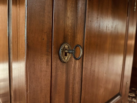Tavolo da riunione classico inglese con sedie – Set da pranzo, Tessile, Legno (photo 11 of 23)