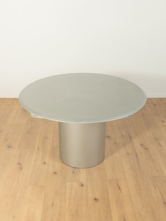 Quadrondo Dining Table, Erwin Nagel, Rosenthal, Silver – Wood (photo 16 of 17)