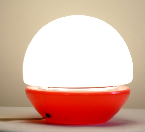 Image 1 of Mushroom Table Lamp Mid Century Glass Štěpán Tabery 1960s Bohemia