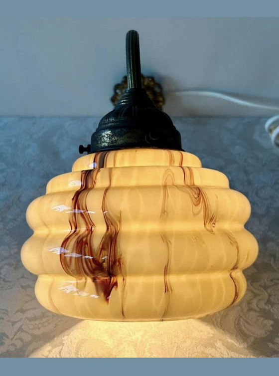 Image 1 of Scailmont Belgium 1930s Art Deco wall lamp