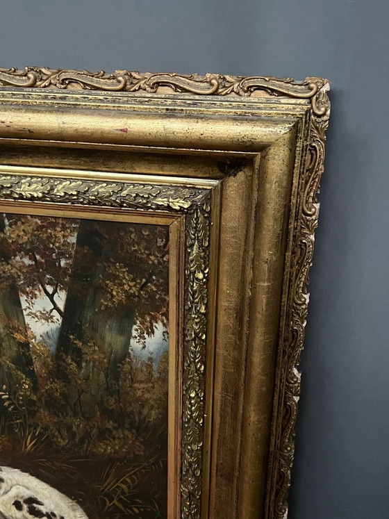 Tableau "Dogs in the Hunt" Henri Schouten ( ) – Paintings & Drawings, Wood, Canvas (photo 5 of 8)