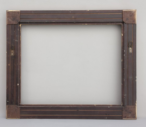 Image 1 of Handgefertigter antiker Barock-Holzrahmen im Stil Ludwigs XVI. Barockrahmen für Gemälde, Spiegel, Fotografien usw.