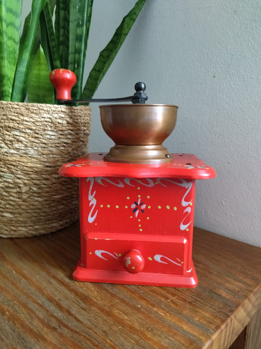 Retro coffee grinder