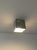 Plafonnier TossB Groove – aluminium brossé – lampe design