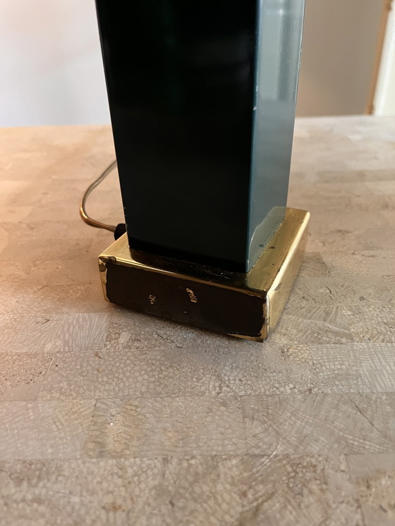 Image 1 of Zeldzame Maison Jansen Palm tafellamp