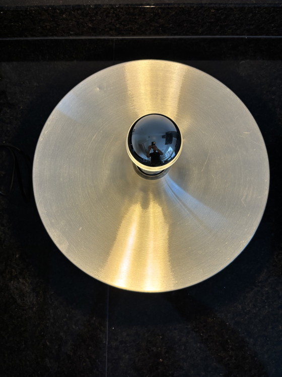 Vintage Space Age Ceiling or Wall light Discus 60s/70s – Aluminium (photo 3 of 11)