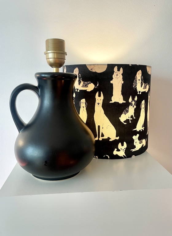 Upcycled Table lamp from original Dümler & Breiden Vase - 60s – Dümler & Breiden - West German Pottery, Brass (photo 7 of 13)