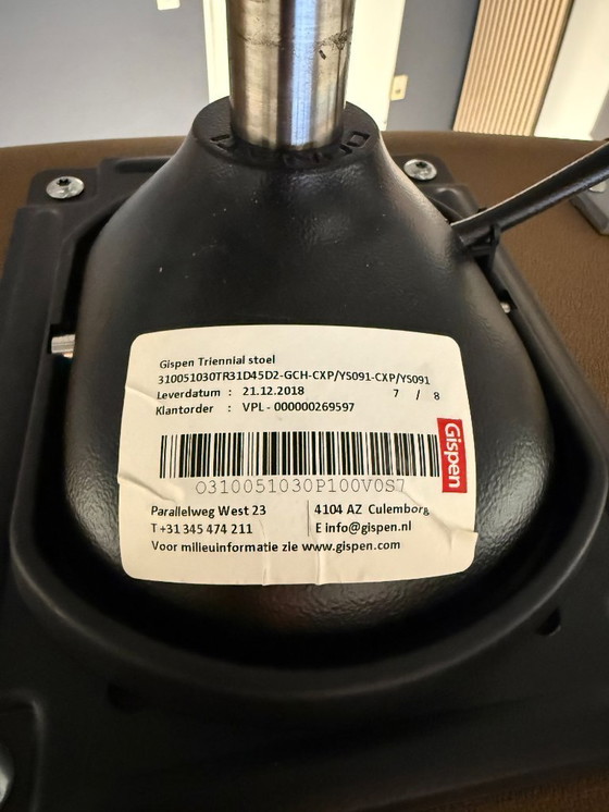 Image 1 of Gispen Triennial Classic – Set mit 6 Konferenzstühlen im niederländischen Design – Aluminiumgestell