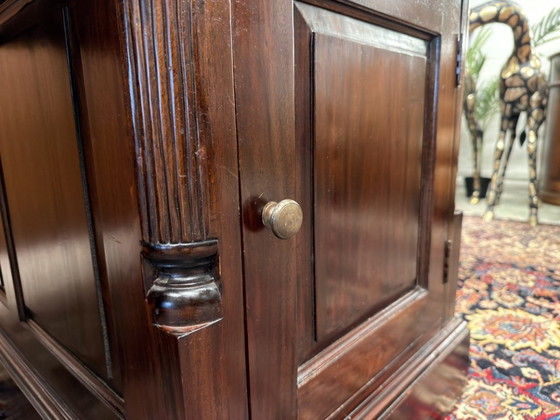 Scrivania Partner Inglese Chesterfield Classica – Scrivanie, Leather, Wood (photo 14 of 21)