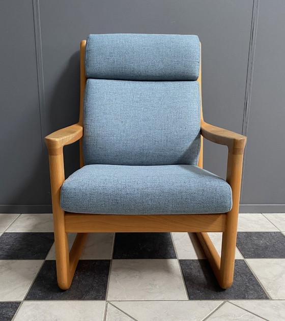 Image 1 of Silla danesa con respaldo alto de Johannes Andersen para Silkeborg