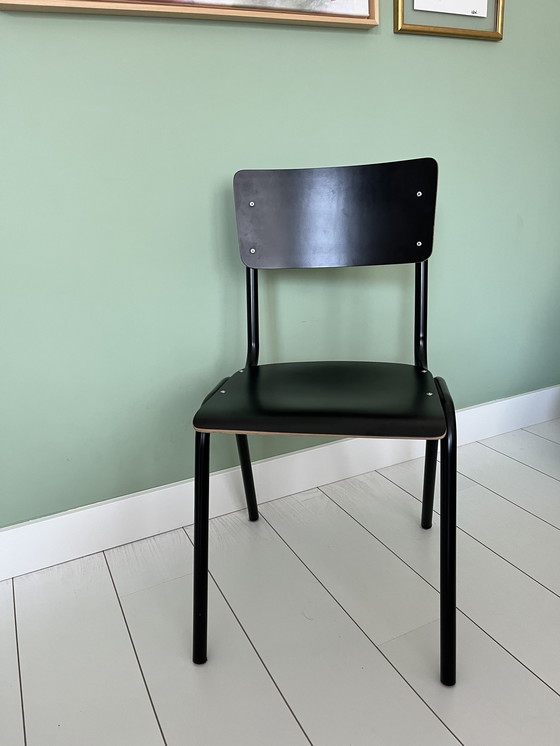 Image 1 of 6x Zuiver noir eetkamerstoelen