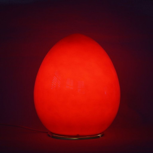 Retro Vintage Glass Egg Lamp