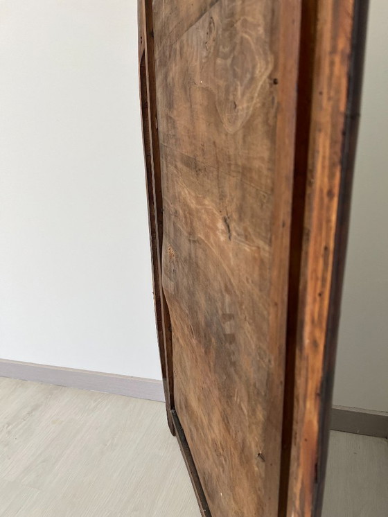 Image 1 of Cassettone - Noce - Comò con specchiera