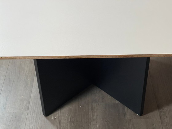 Design Eettafel – Wit HPL Multiplex – Plastic, Wood (photo 5 of 7)