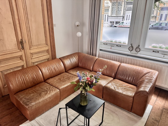 Image 1 of 5 x De Sede - leather modular sofa