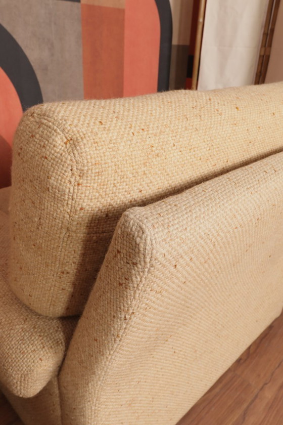 Image 1 of Juego de sillones daneses con cojines suaves y cómodos tapizados de lana