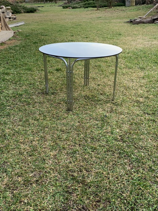 Mid-Century Buisframe Chroom Salontafel, jaren 60