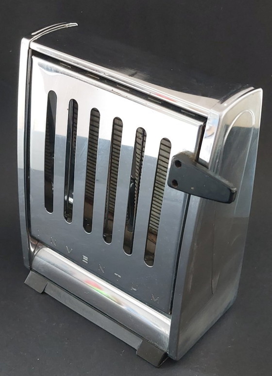 Image 1 of Two Inventum vintage chrome toasters