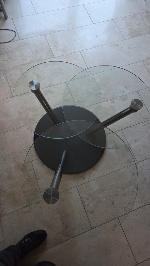 Tavolino girevole con 3 ripiani