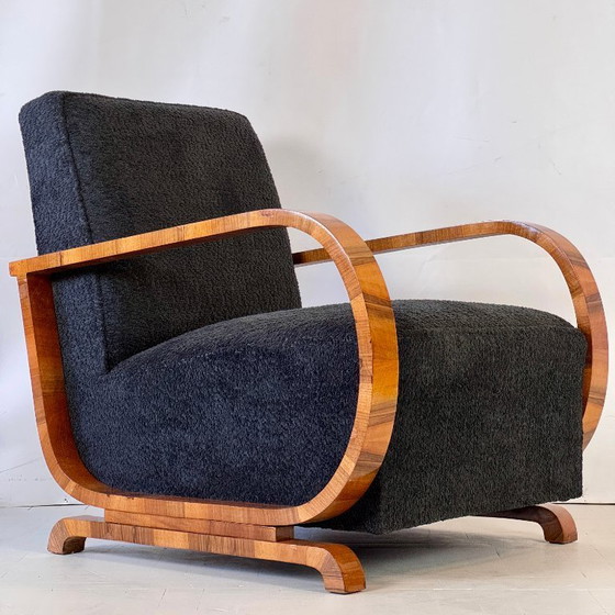 Image 1 of Paar Art-Déco-Sessel von Heal & Son, London, 1930er Jahre