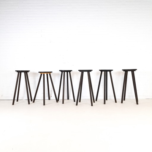 6x vintage bar stool