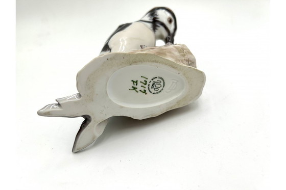 Image 1 of Statuetta di picchio in porcellana, Bing & Grondahl, Danimarca, anni 1970/80.