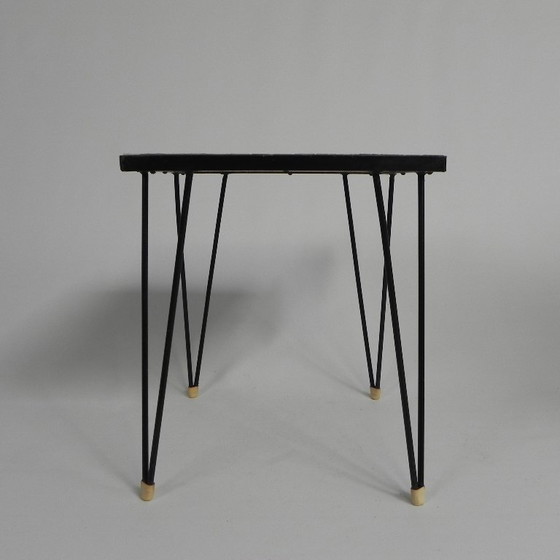 Tavolino con 225 mini piastrelle, anni '50 – Tavolini, Iron, Ceramic (photo 4 of 11)