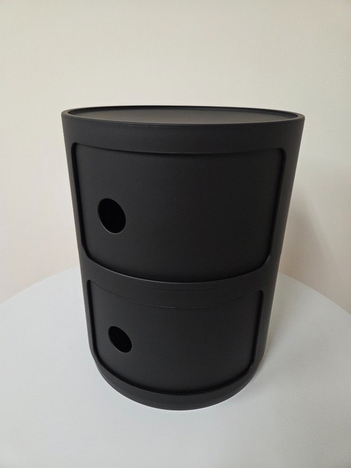 2x Kartell Componibili Tables à 2 côtés par Anna Castelli Perrieri