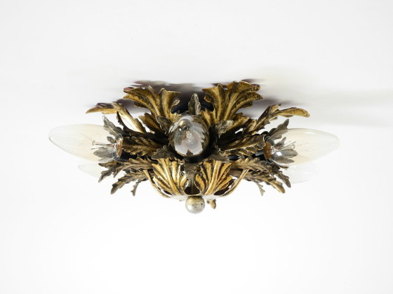 Image 1 of Magnifiques lampes de plafond ou appliques italiennes des années 1960, de la marque Banci Firenze, Italie.