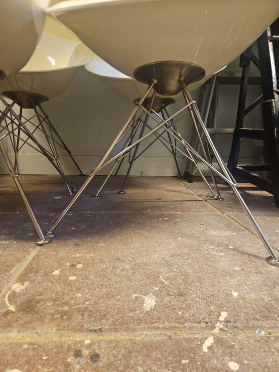 4x Kartell Ero|S| chairs – Dining chairs, Chrome, Plastic (photo 4 of 5)