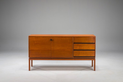 Vintage Sideboard in Teak and Black, 1970s