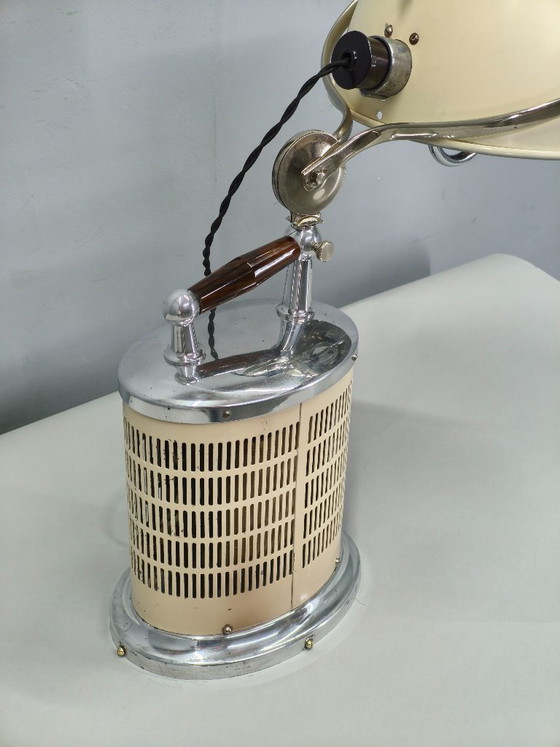 Image 1 of Original Hanau Bauhaus Adjustable Table Lamp, Czechoslovakia