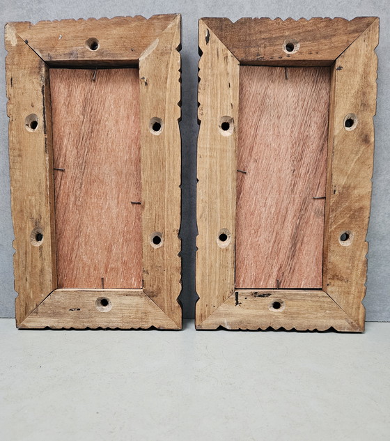 Image 1 of Vintage Balinese print in originele lijsten