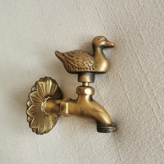 Image 1 of GARDEN CRANE IN THE SHAPE OF A DUCK