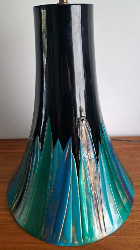 Image 1 of Ensemble de 2 lampes de table vintage « Lampe Etna » – L'eau Vive S.A. Belgique – Style moderne du milieu du siècle – Design bel
