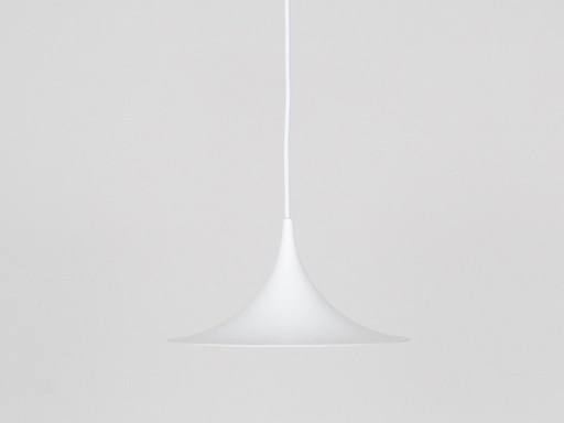 Coppia di 2 lampade a sospensione vintage danesi Semi di Bonderup e Thorup, Fog og Morup