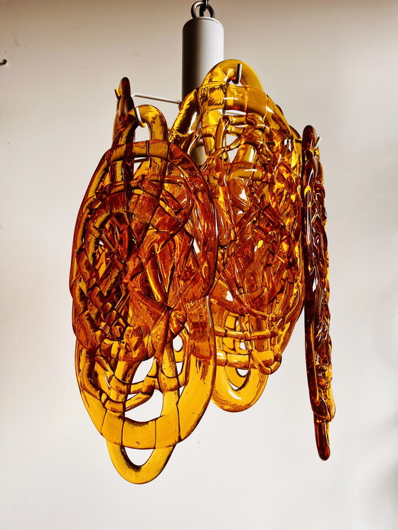 Image 1 of Mid-Century Murano Vistosi Mazzega Lamp