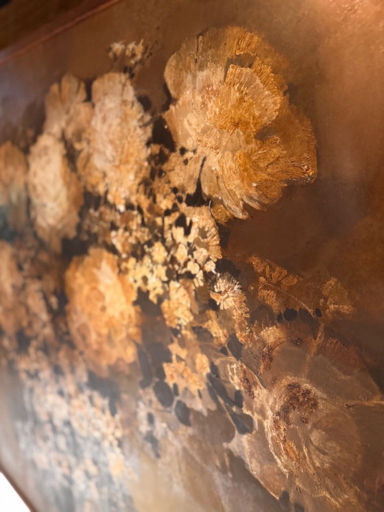 Image 1 of Gran cuadro floral de Ab Jongmans, 1978.