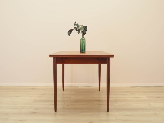 Image 1 of Mesa de teca, diseño danés, década de 1970, fabricada en Dinamarca.
