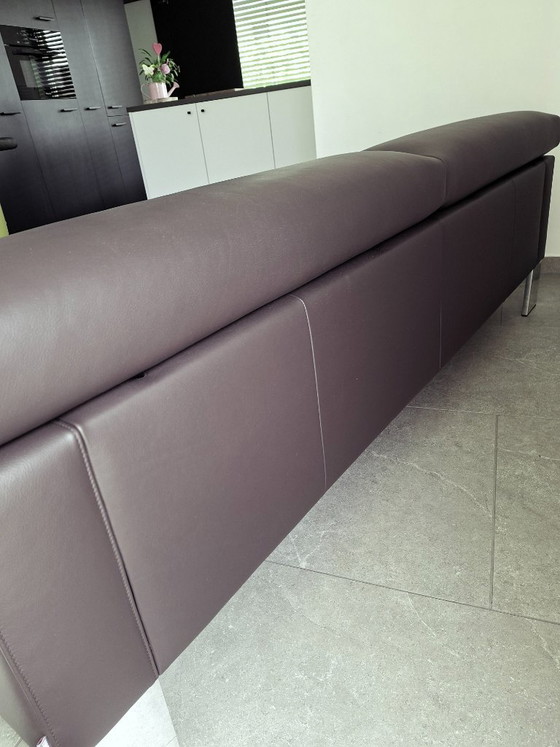 Image 1 of Sofá de piel de 2 plazas Jori Design – Como nuevo – Acabado profesional