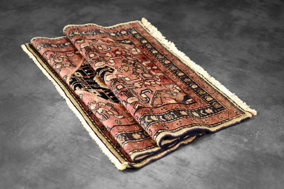 Image 1 of Tappeto vintage Zanjan Hamadan, Medio Oriente, tessuto a mano, anni '60