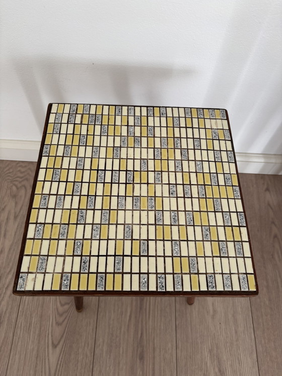Porte-plantes Mosaïque Vintage Années 50/60 Design Mid-Century – Wood (photo 4 of 5)