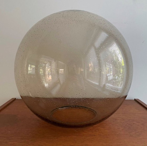 Image 1 of Raro conjunto de grandes apliques de pared, Glashütte Limburg, Alemania, década de 1970