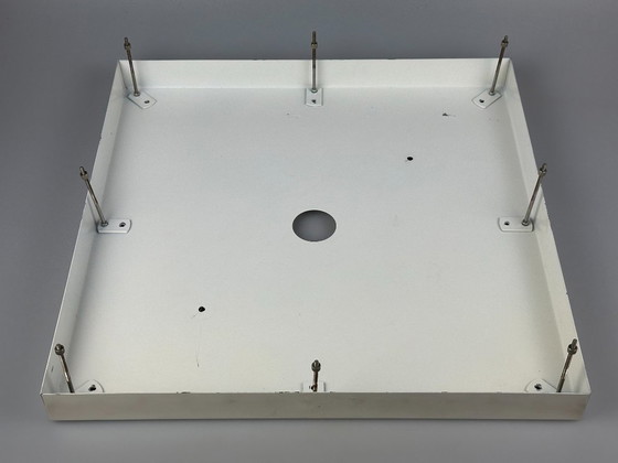 Image 1 of Lampadario da soffitto anni '60-'70 di Doria Leuchten Germania Vetro ghiaccio